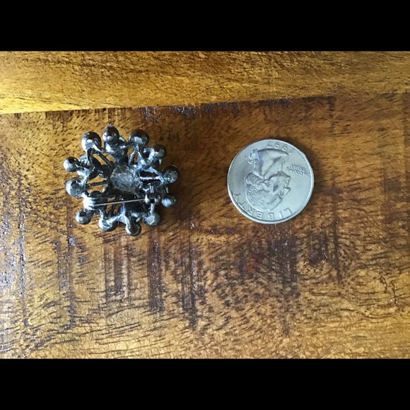 Blue pin brooch+pendant - Picture 3 of 3